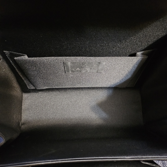 Authentic Lanvin top handle fabric bag - Picture 7 of 8